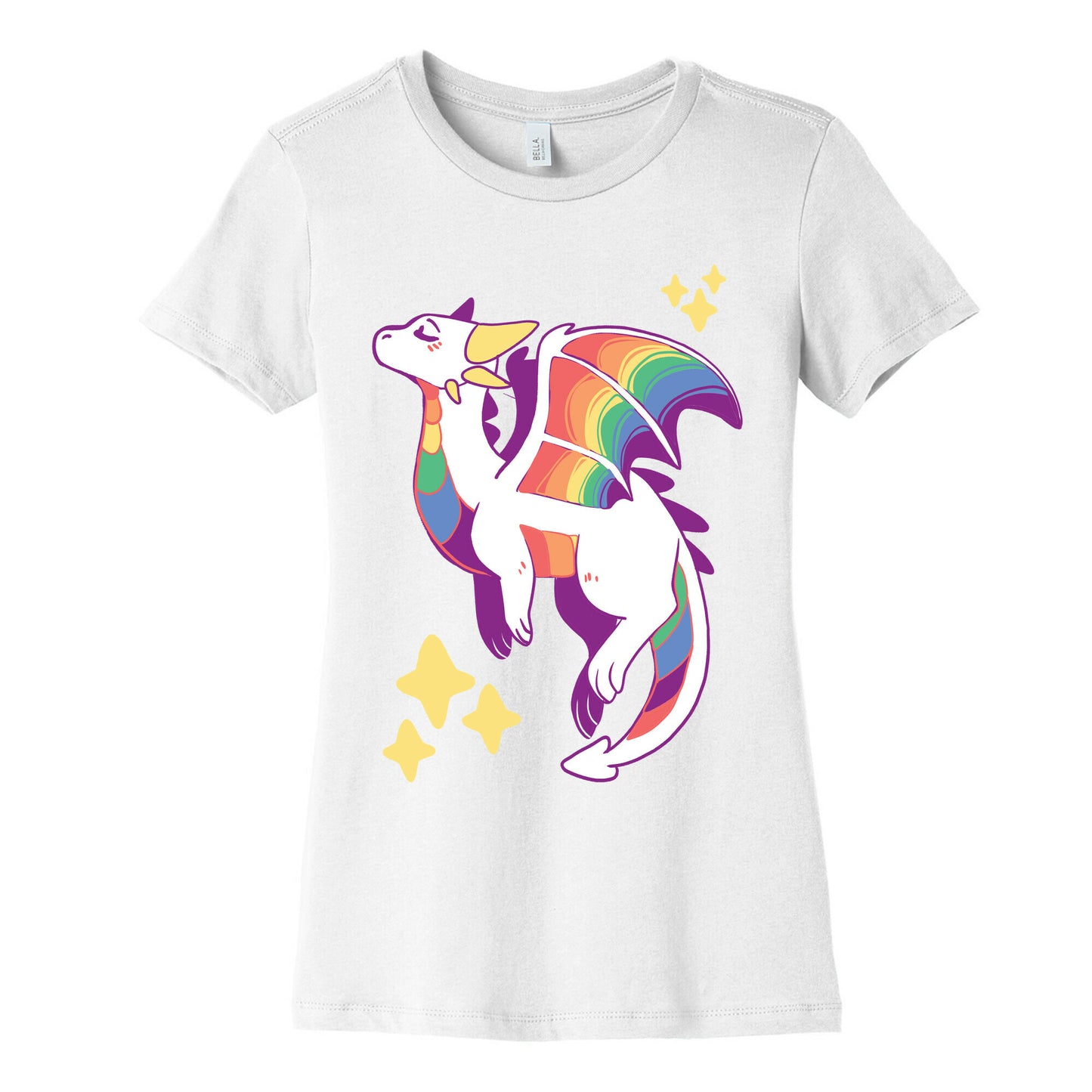 Gay Pride Dragon  Women's Cotton Tee