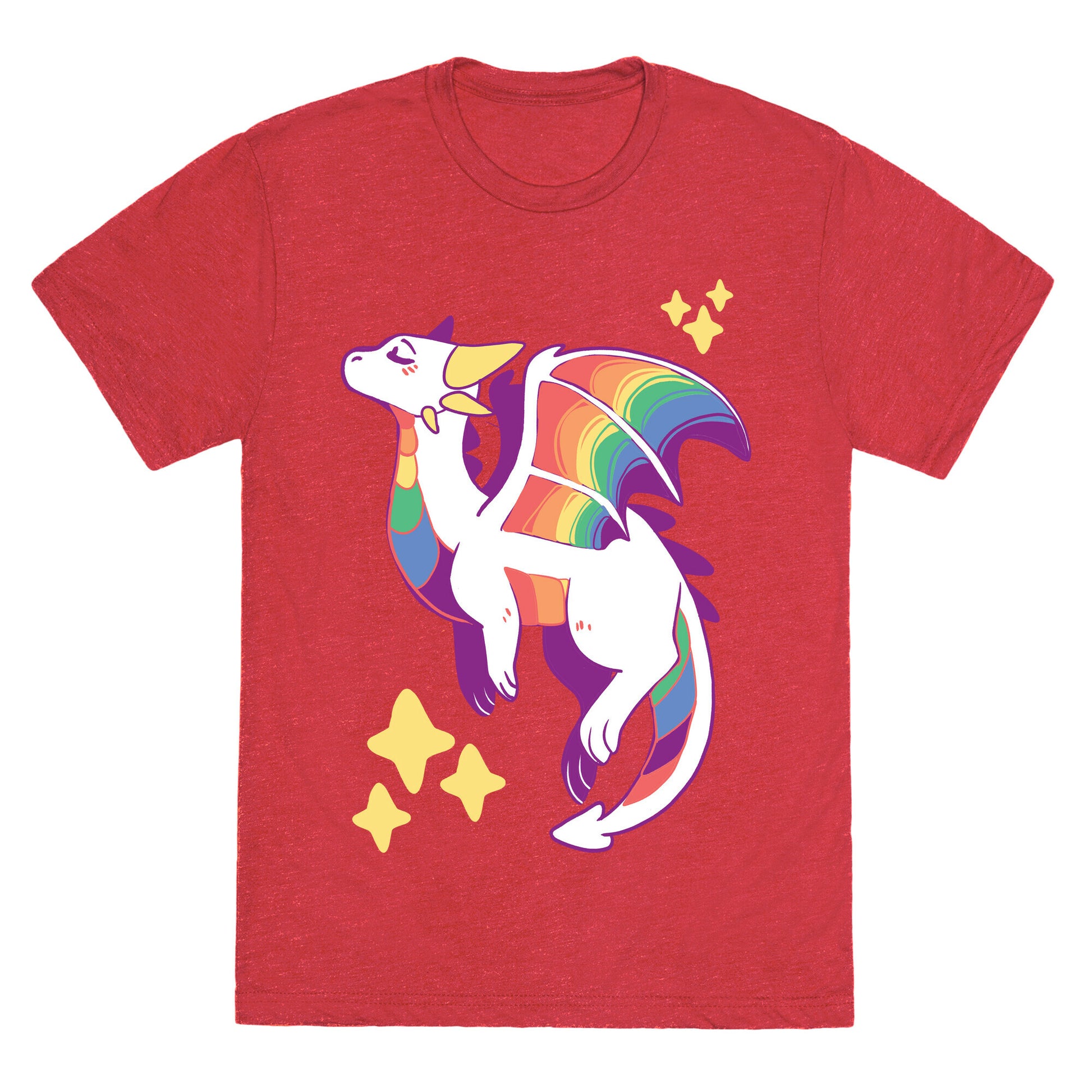Gay Pride Dragon  Unisex Triblend Tee