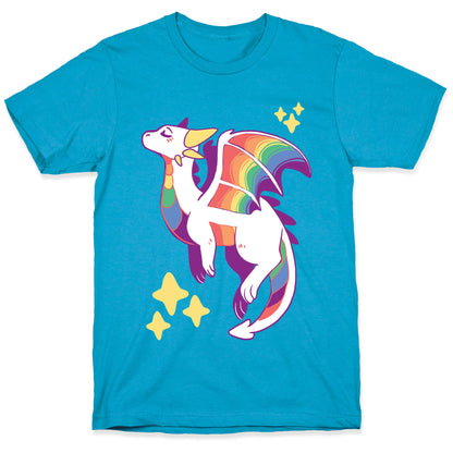 Gay Pride Dragon  Unisex Triblend Tee