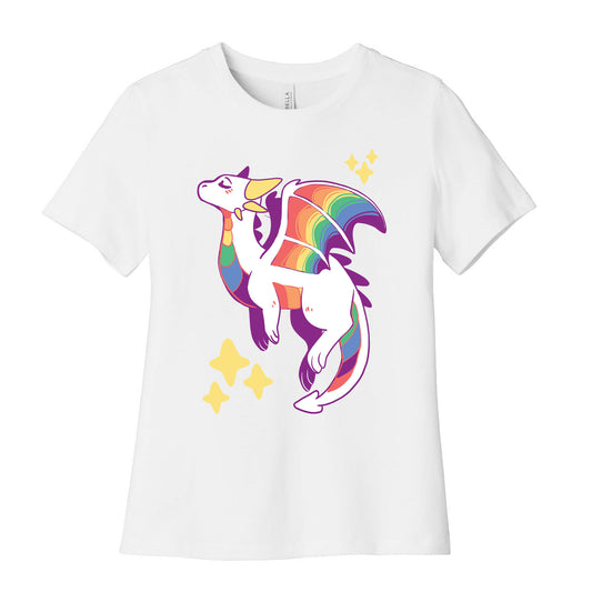 Gay Pride Dragon  Women's Cotton Tee