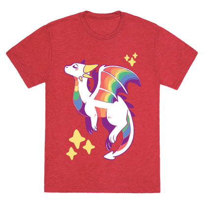 Gay Pride Dragon Unisex Triblend Tee