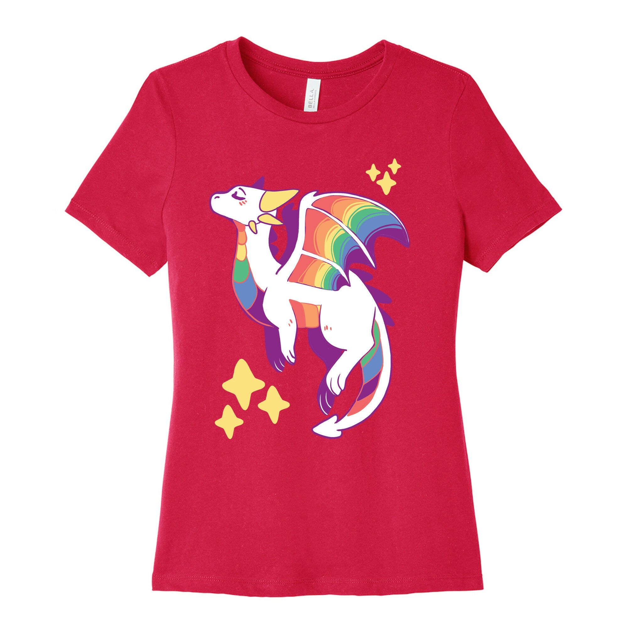 Gay Pride Dragon Women's Cotton Tee