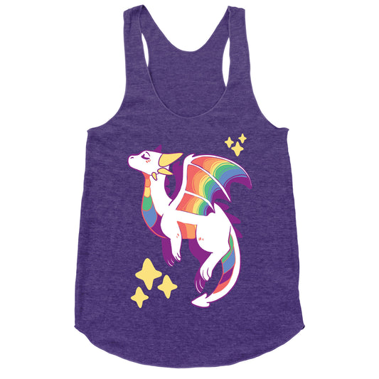 Gay Pride Dragon Racerback Tank