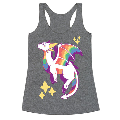 Gay Pride Dragon Racerback Tank