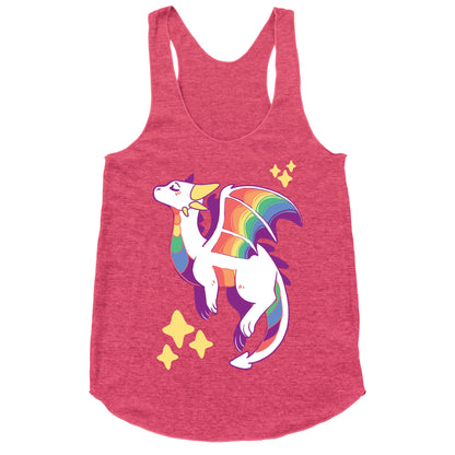 Gay Pride Dragon Racerback Tank