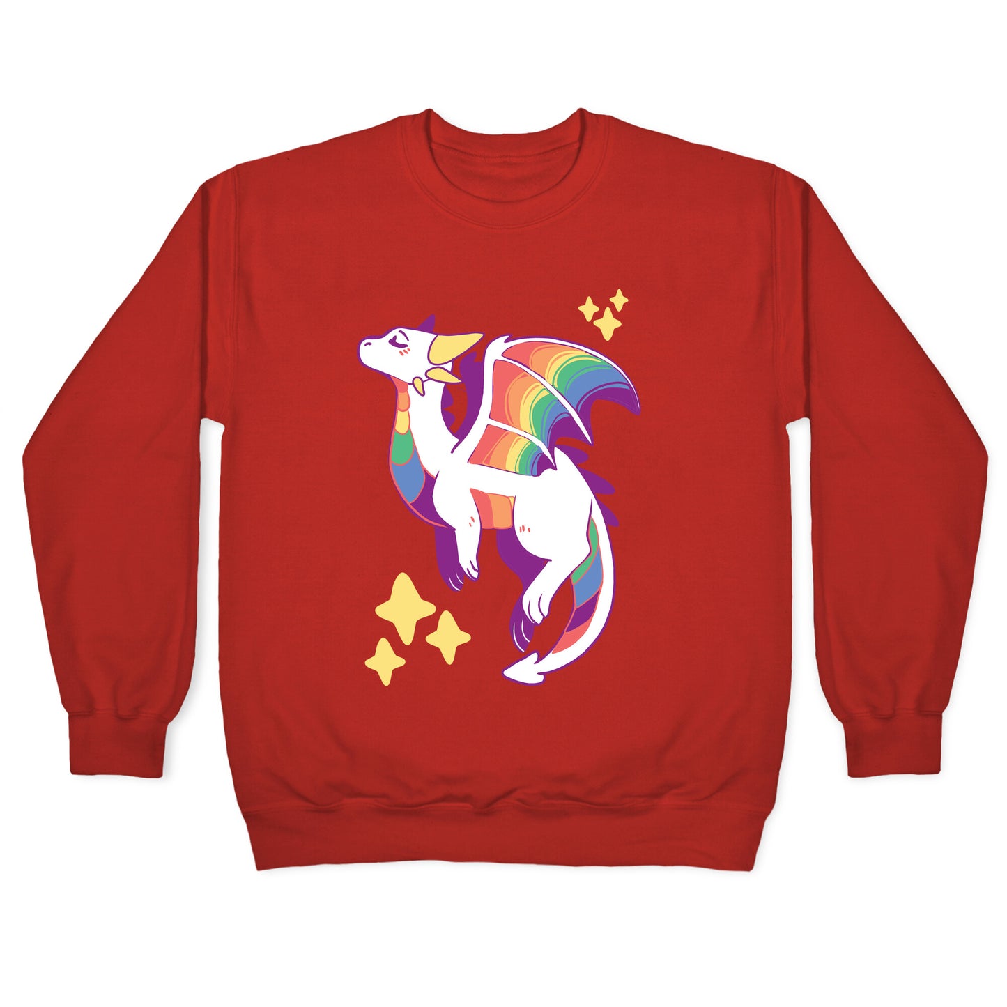 Gay Pride Dragon Crewneck Sweatshirt