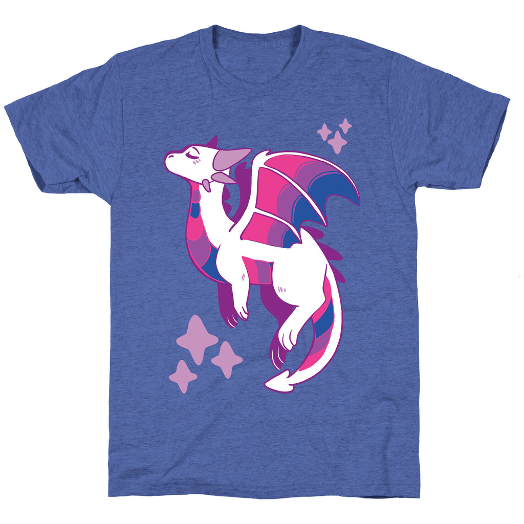 Bi Pride Dragon Unisex Triblend Tee