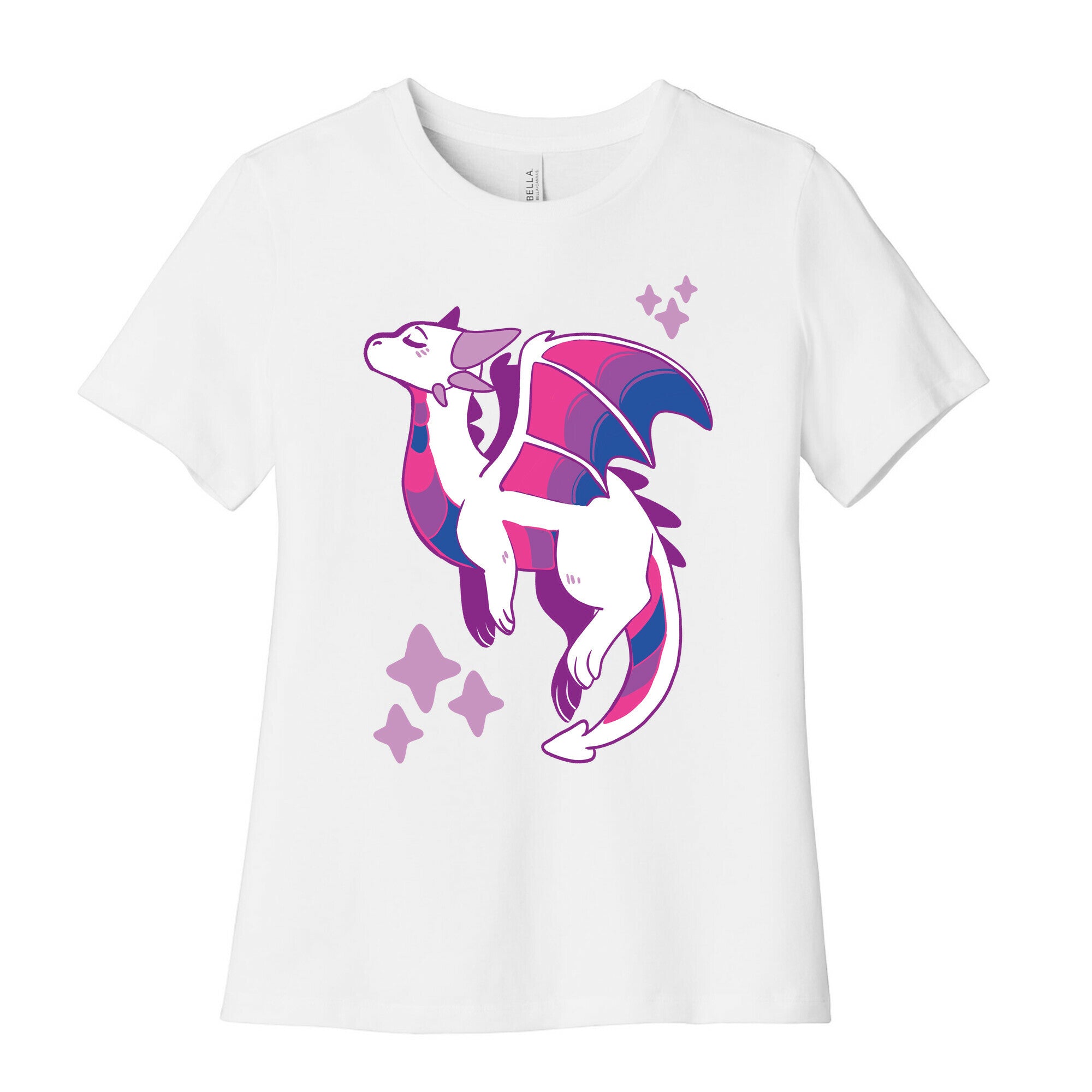 Bi Pride Dragon Women's Cotton Tee