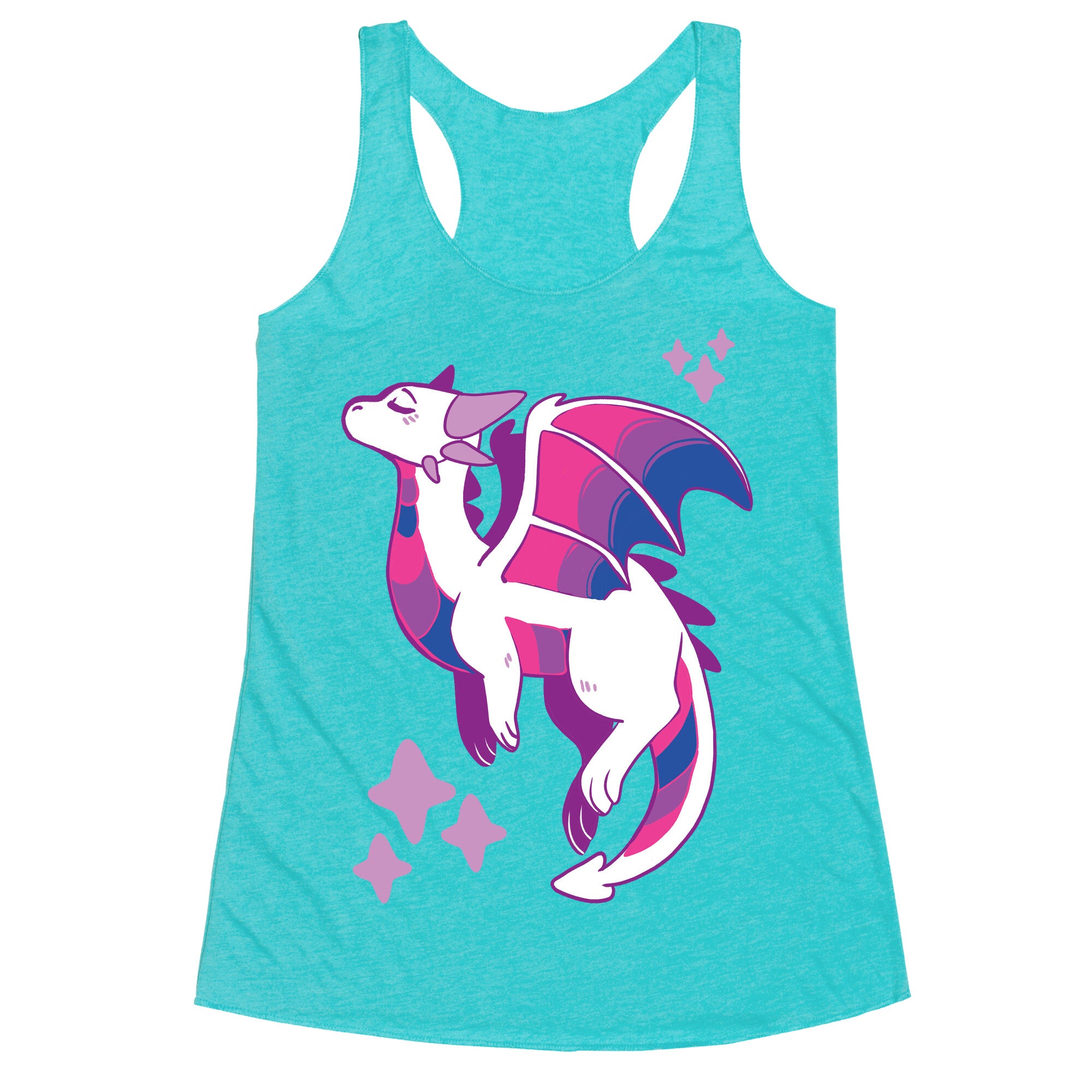 Bi Pride Dragon Racerback Tank