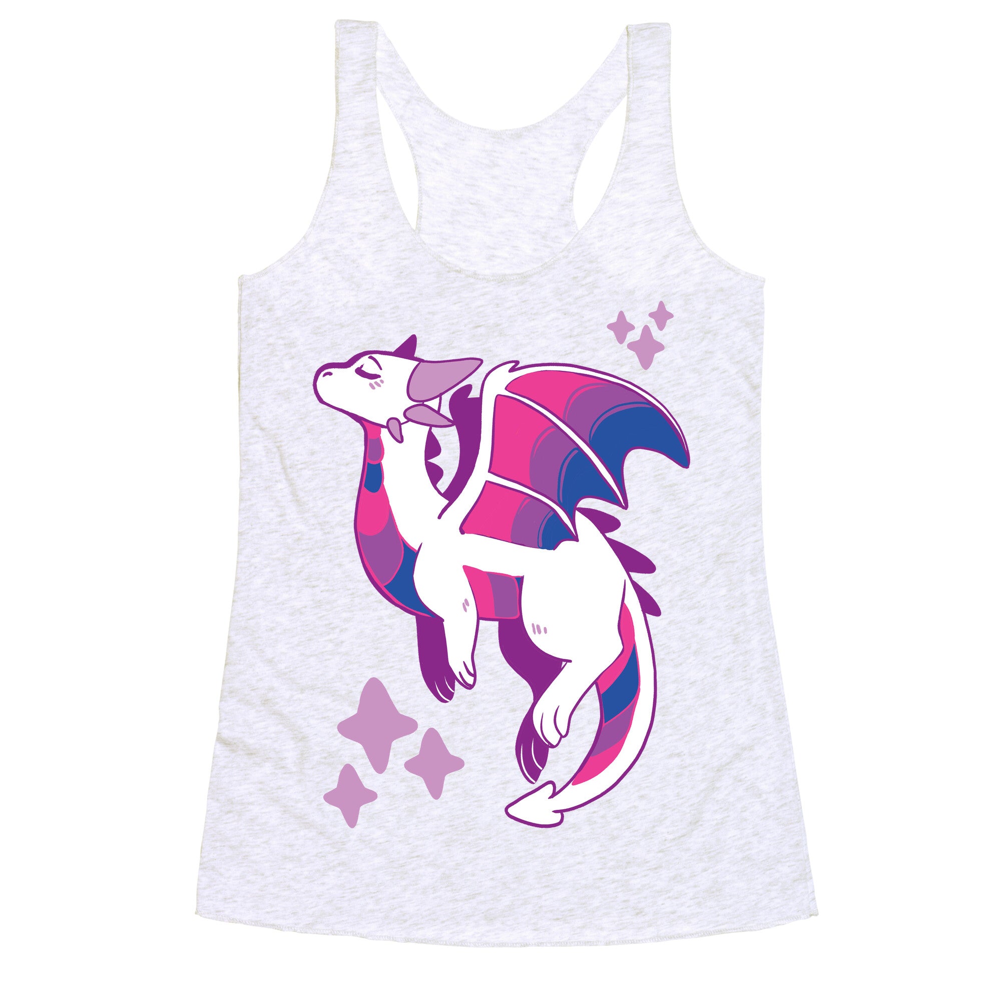 Bi Pride Dragon Racerback Tank