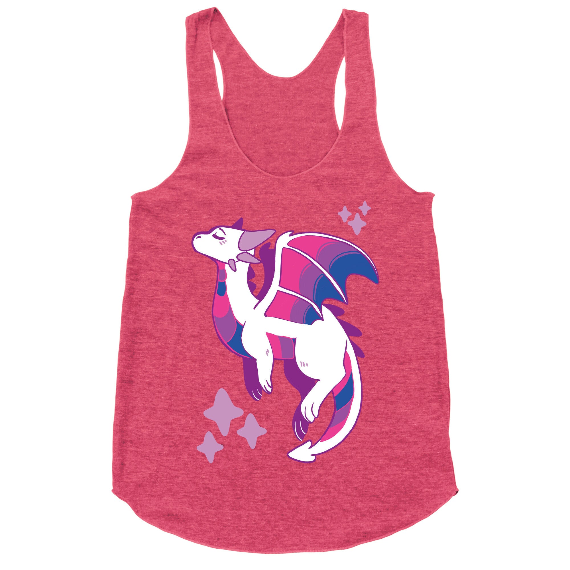 Bi Pride Dragon Racerback Tank