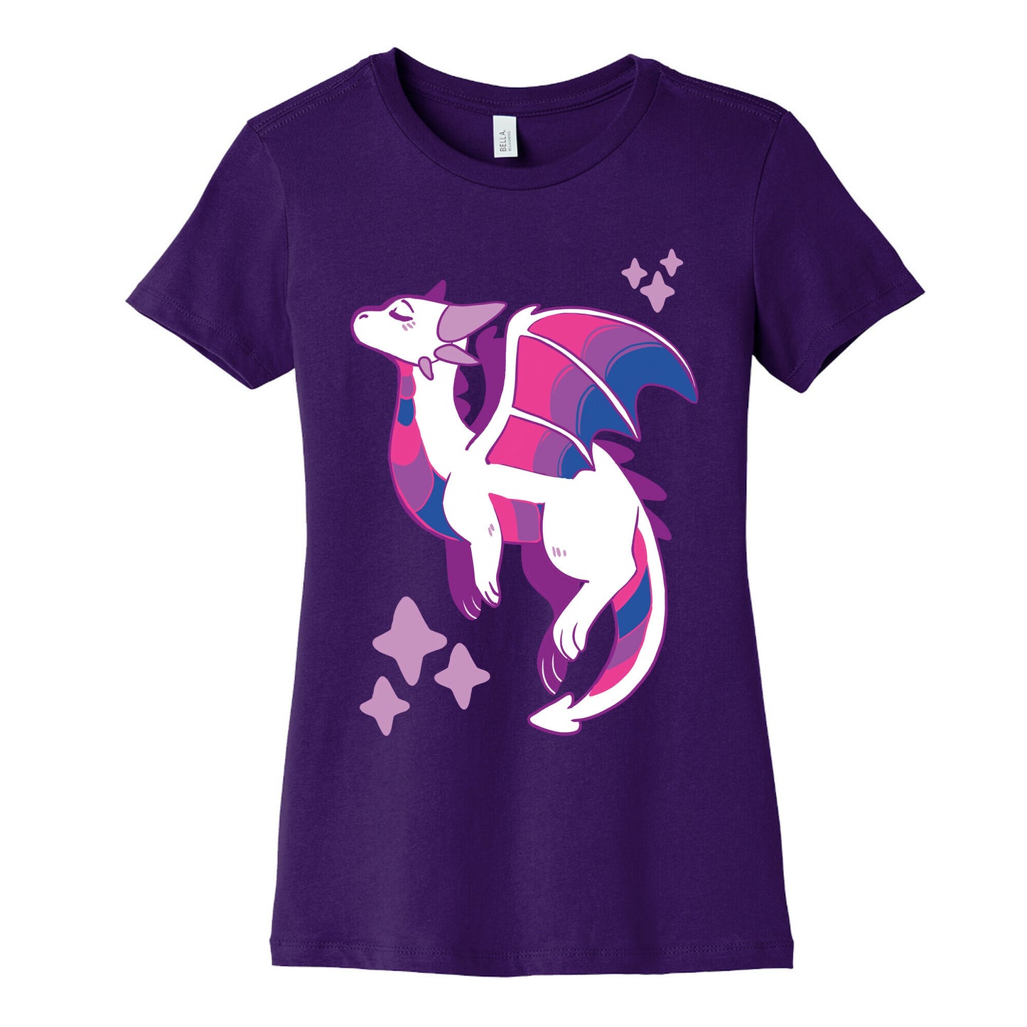 Bi Pride Dragon Women's Cotton Tee