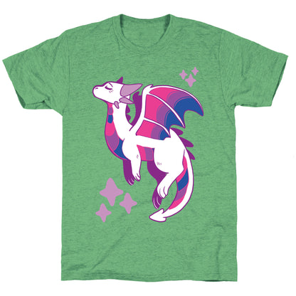 Bi Pride Dragon Unisex Triblend Tee