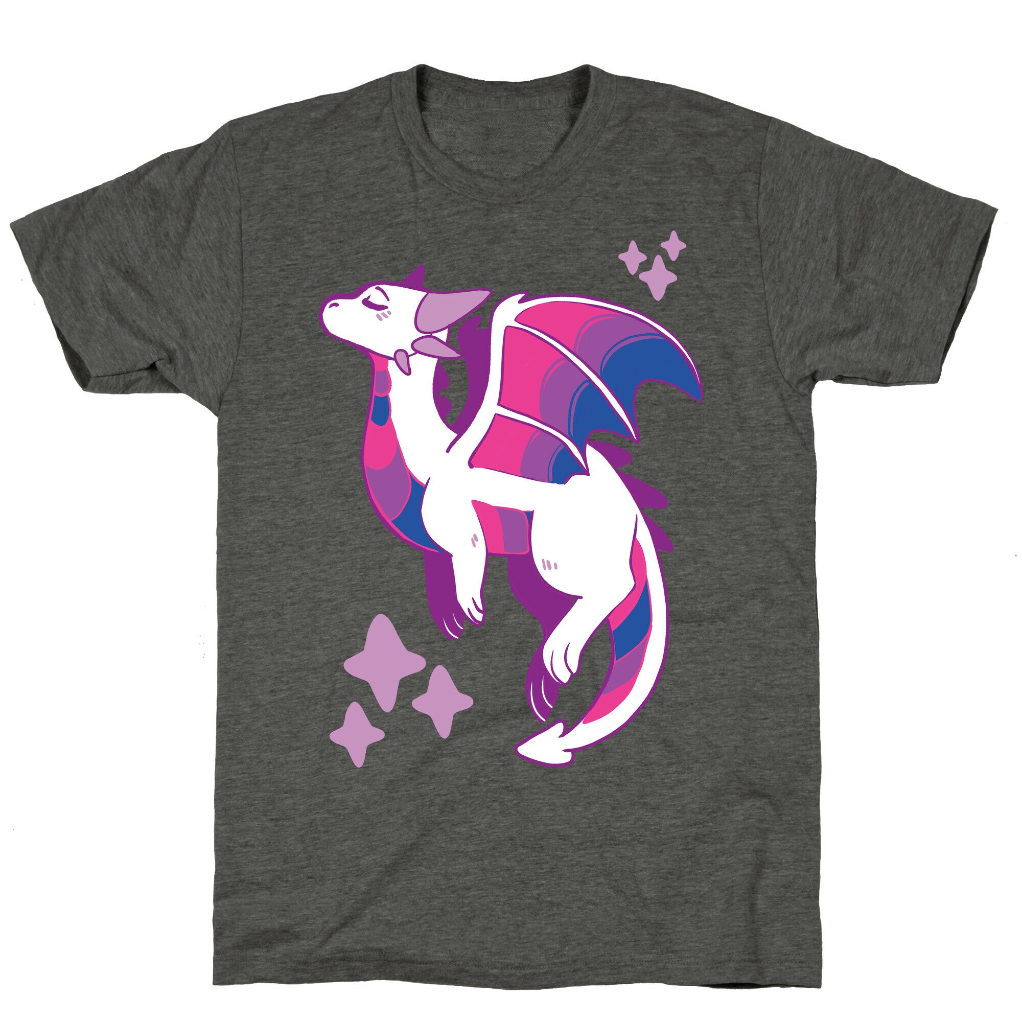 Bi Pride Dragon Unisex Triblend Tee