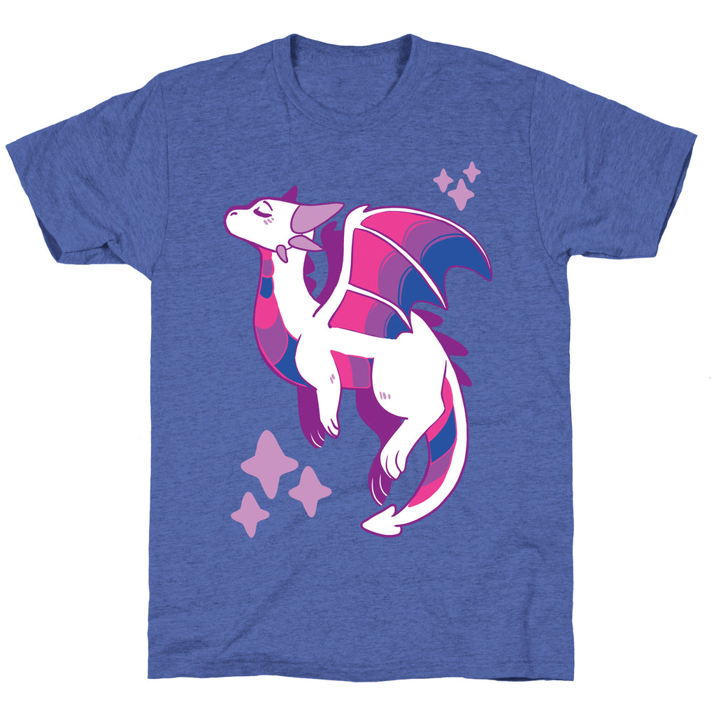 Bi Pride Dragon Unisex Triblend Tee