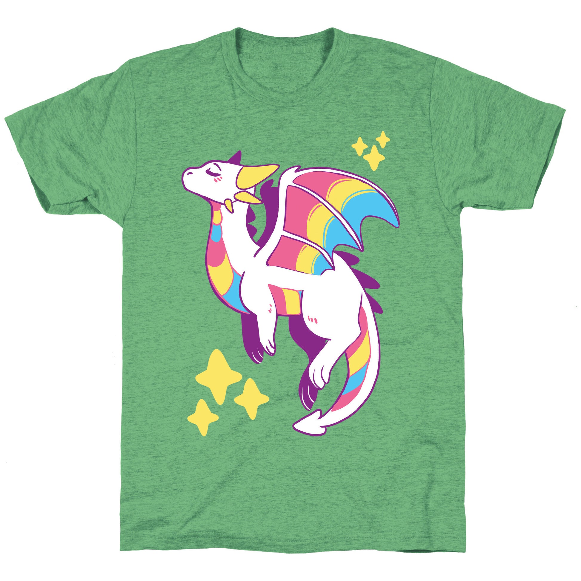 Pan Pride Dragon Unisex Triblend Tee