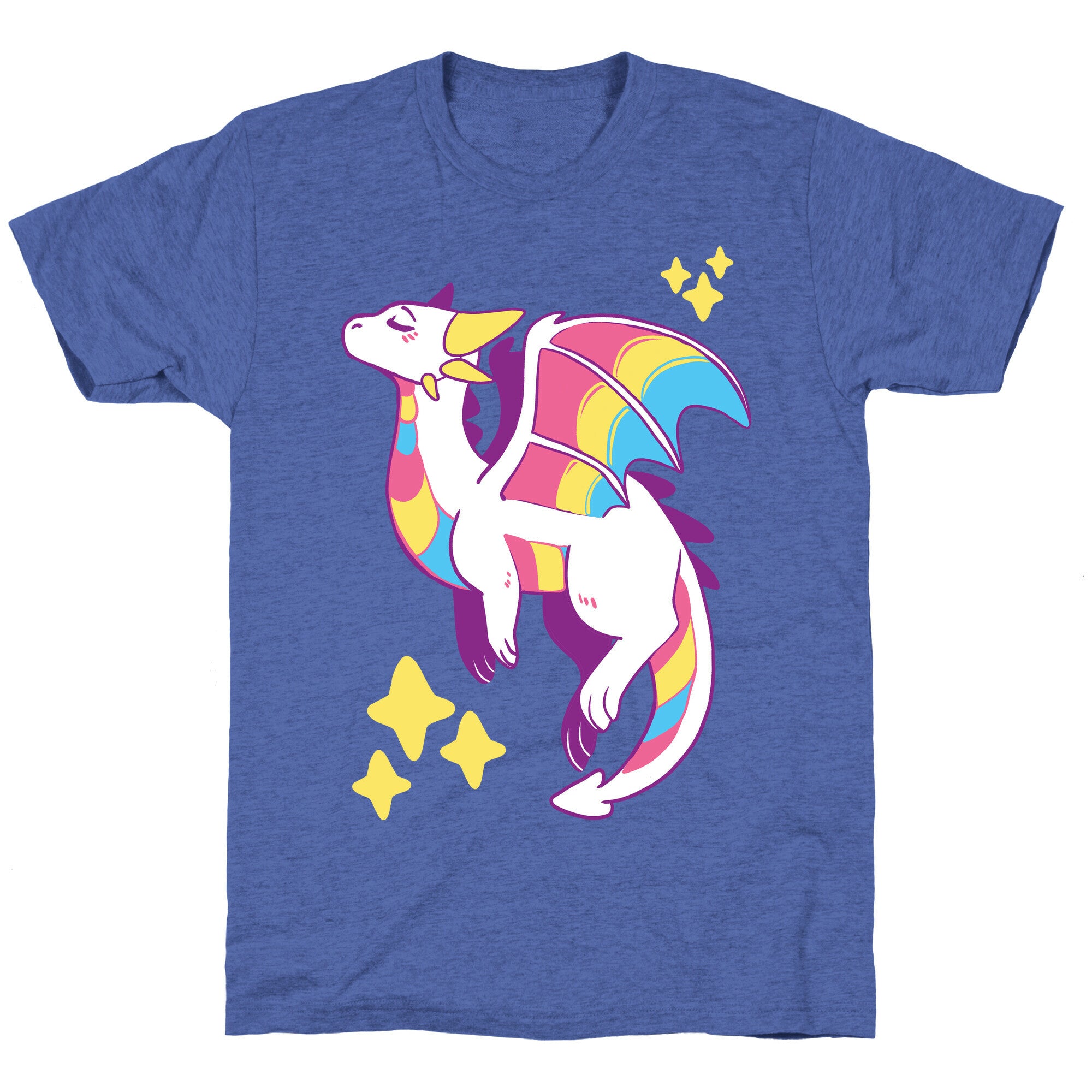 Pan Pride Dragon Unisex Triblend Tee