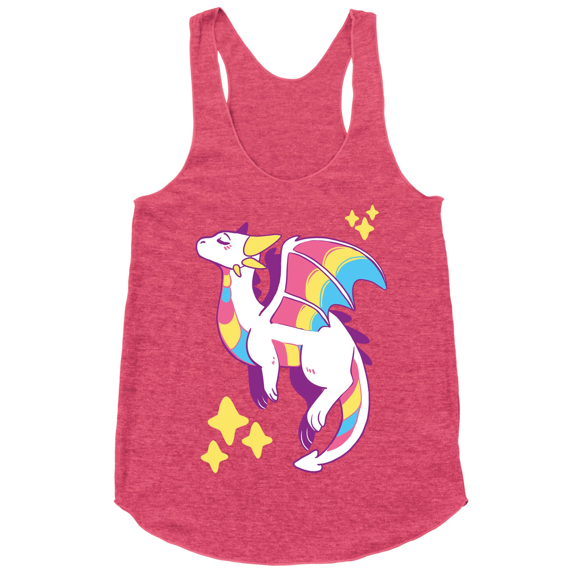 Pan Pride Dragon Racerback Tank