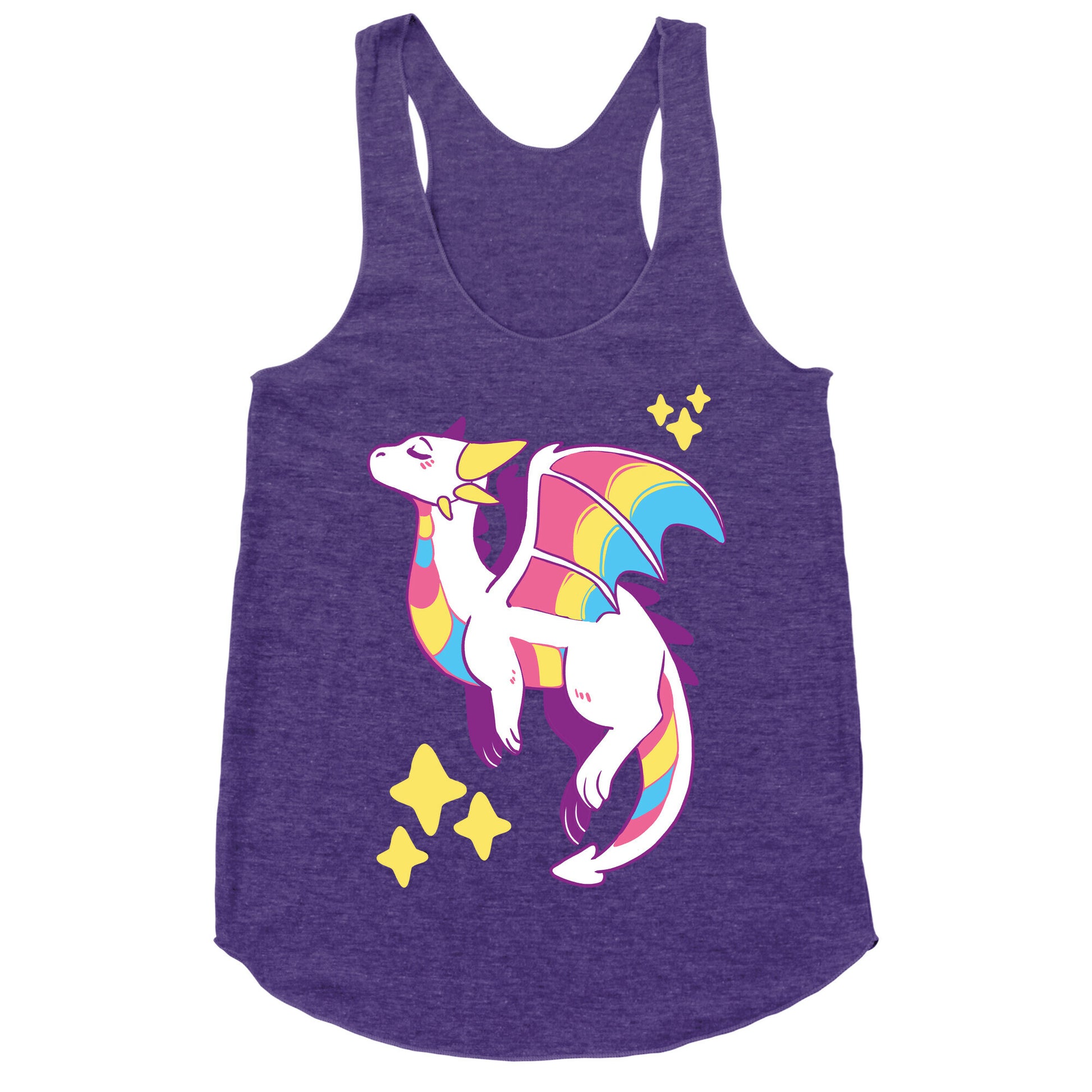 Pan Pride Dragon Racerback Tank