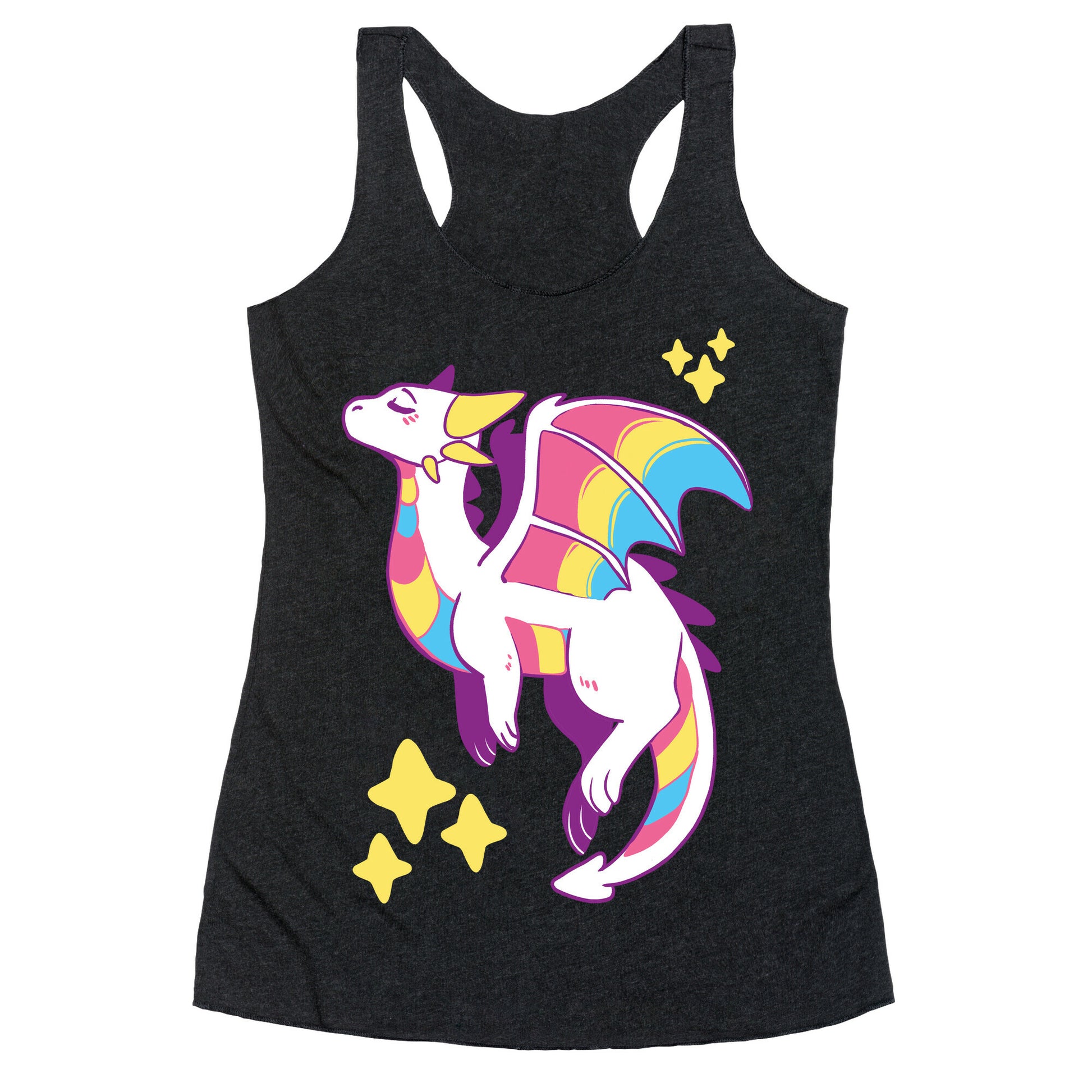 Pan Pride Dragon Racerback Tank
