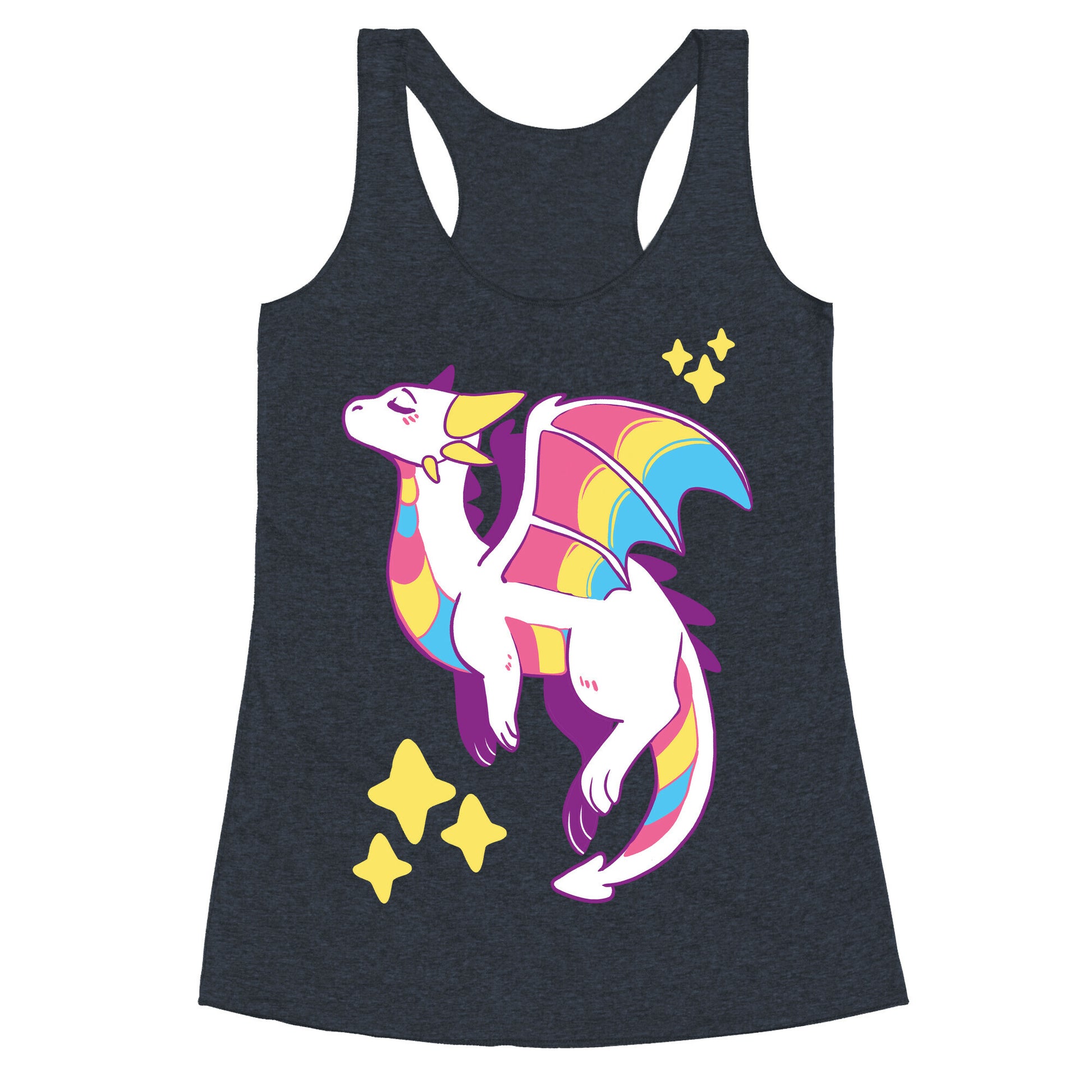 Pan Pride Dragon Racerback Tank