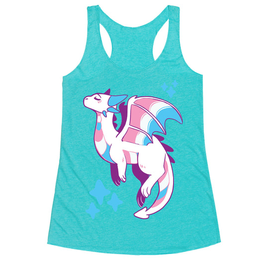 Trans Pride Dragon Racerback Tank