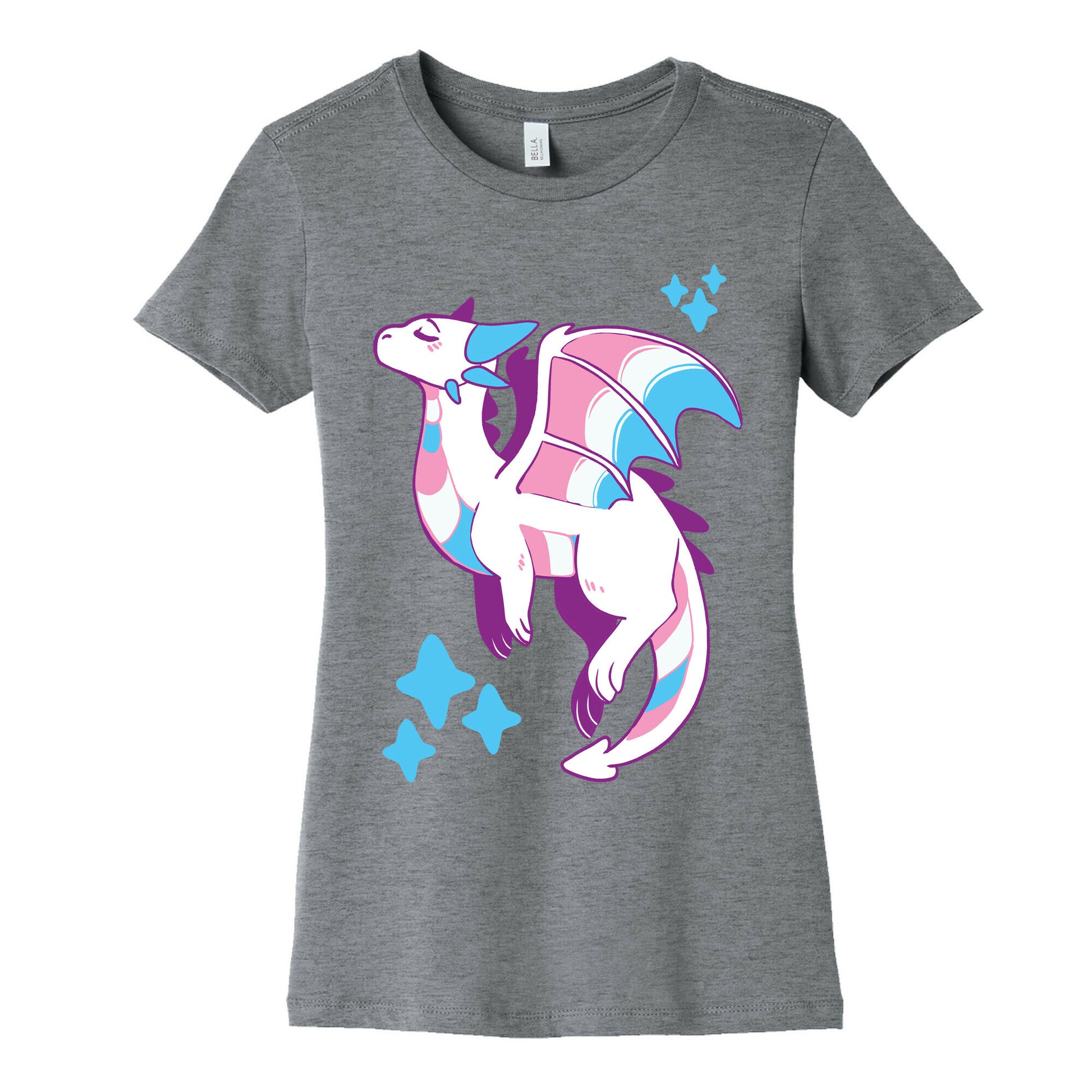 Trans Pride Dragon Women's Cotton Tee