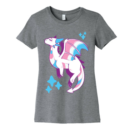 Trans Pride Dragon Women's Cotton Tee