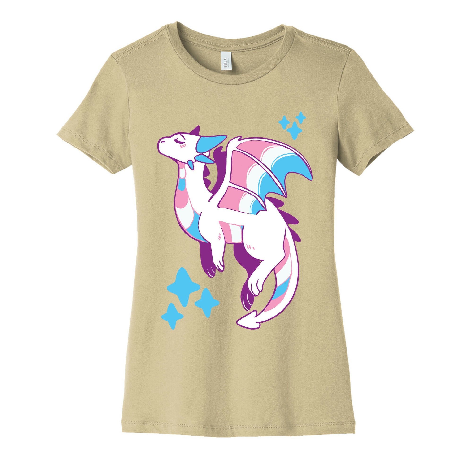 Trans Pride Dragon Women's Cotton Tee