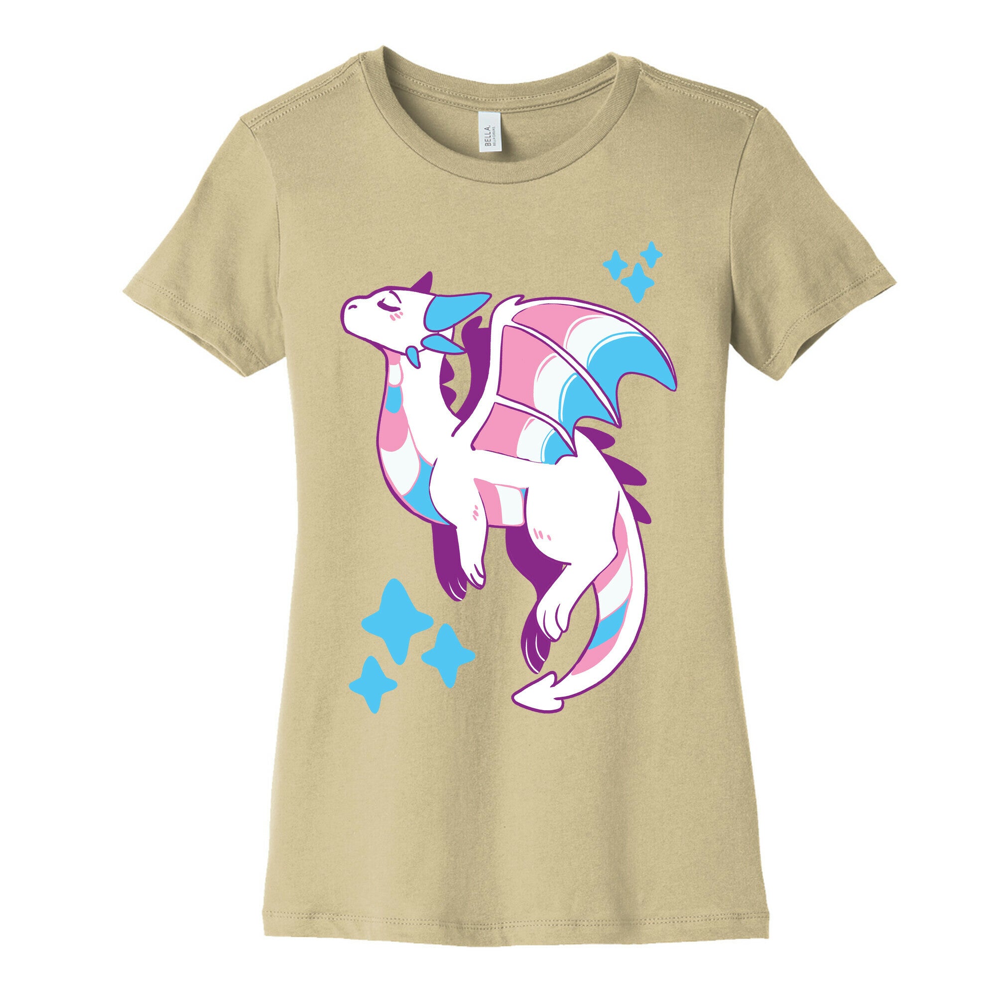 Trans Pride Dragon Women's Cotton Tee