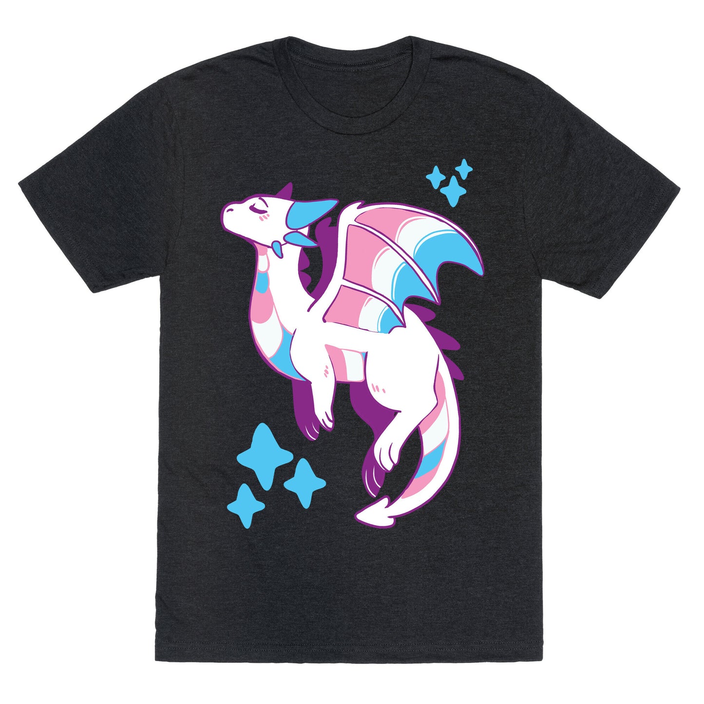 Trans Pride Dragon Unisex Triblend Tee