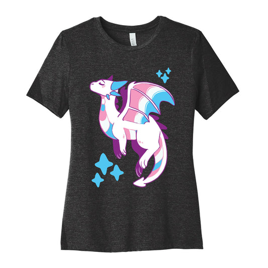 Trans Pride Dragon Women's Cotton Tee