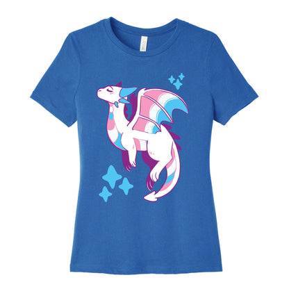 Trans Pride Dragon Women's Cotton Tee
