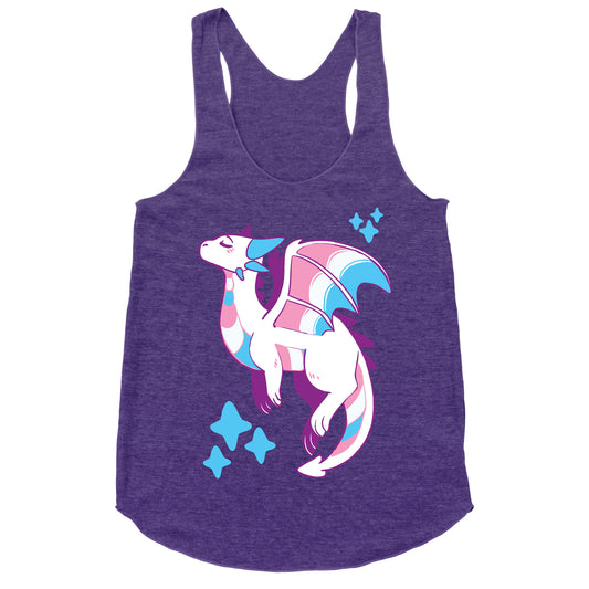 Trans Pride Dragon Racerback Tank