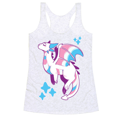 Trans Pride Dragon Racerback Tank