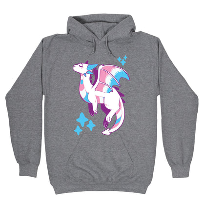 Trans Pride Dragon Hoodie