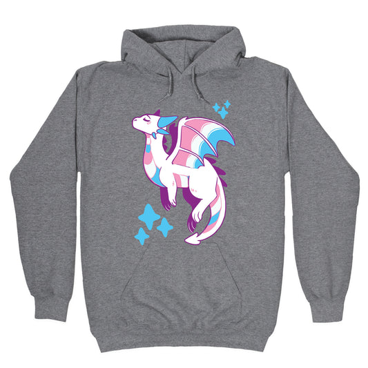 Trans Pride Dragon Hoodie