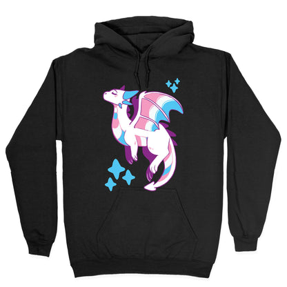 Trans Pride Dragon Hoodie