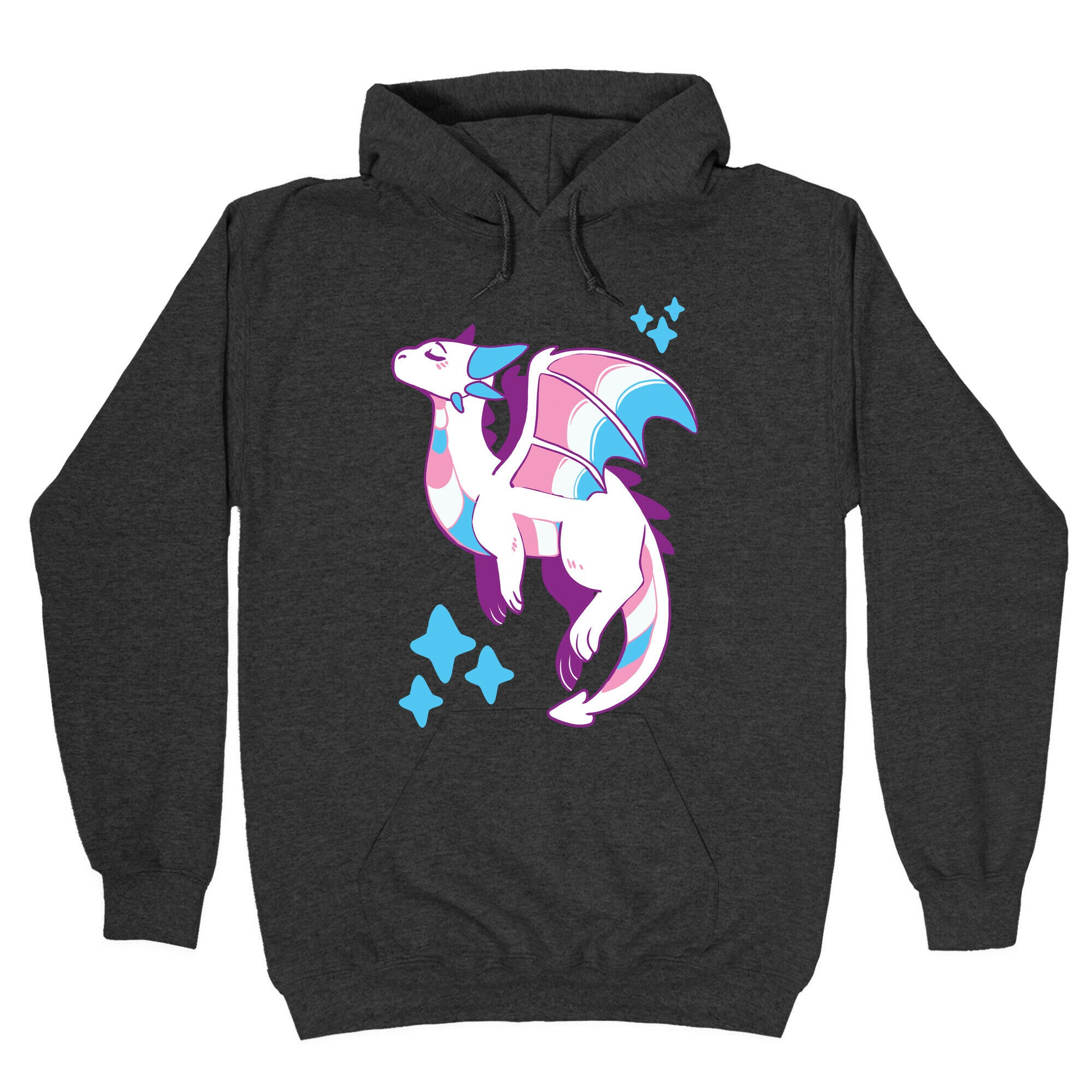 Trans Pride Dragon Hoodie