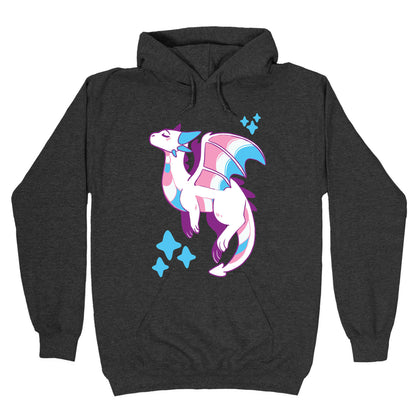 Trans Pride Dragon Hoodie