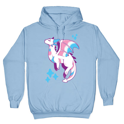 Trans Pride Dragon Hoodie