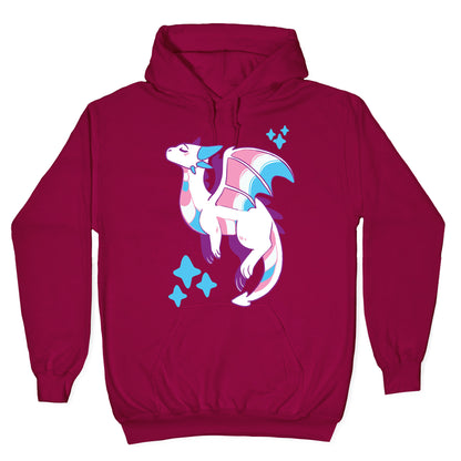 Trans Pride Dragon Hoodie