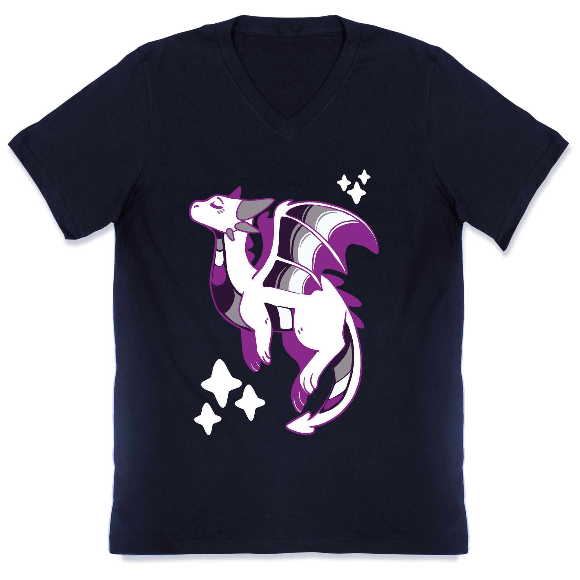 Ace Pride Dragon V-Neck