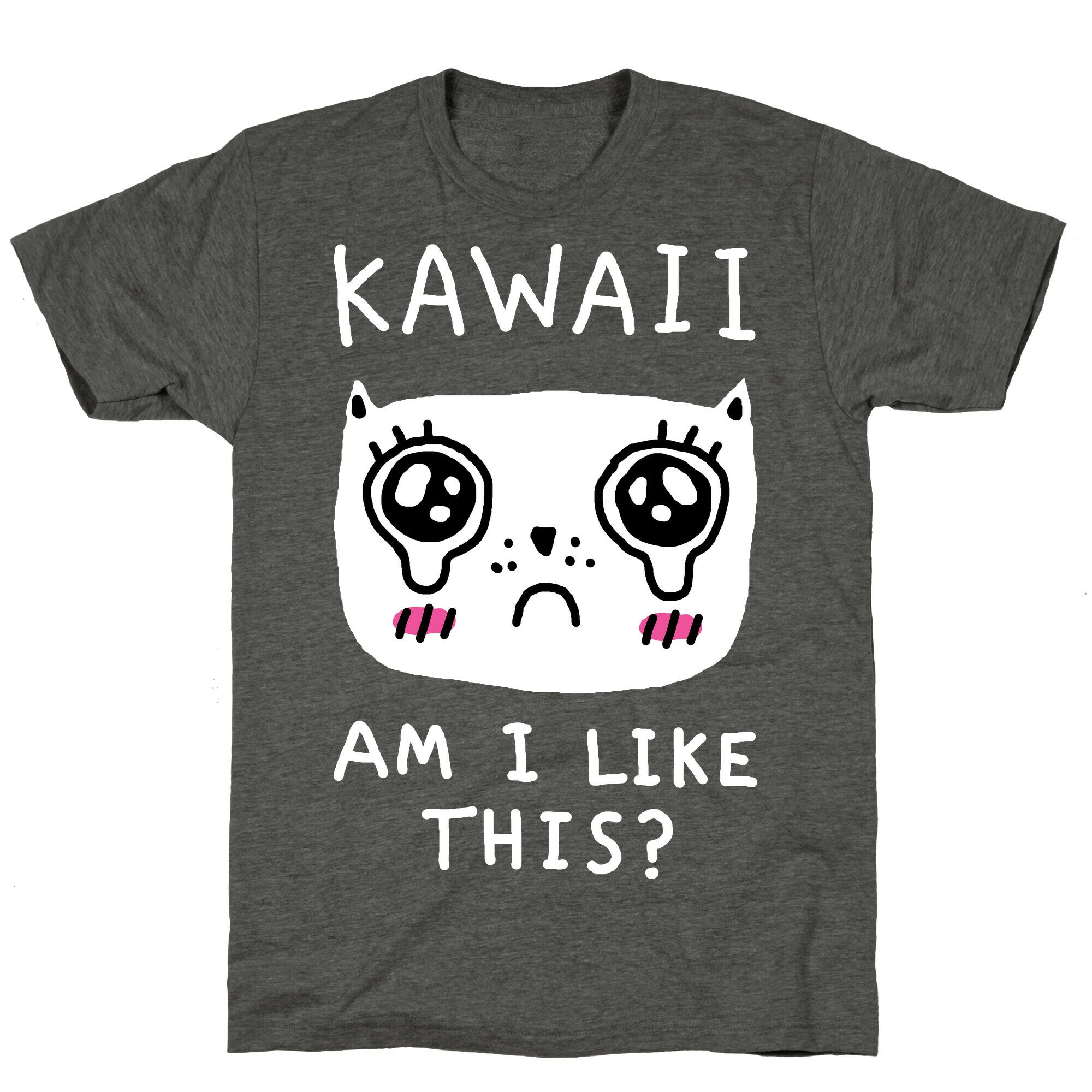 Kawaii Am I Like This Unisex Triblend Tee