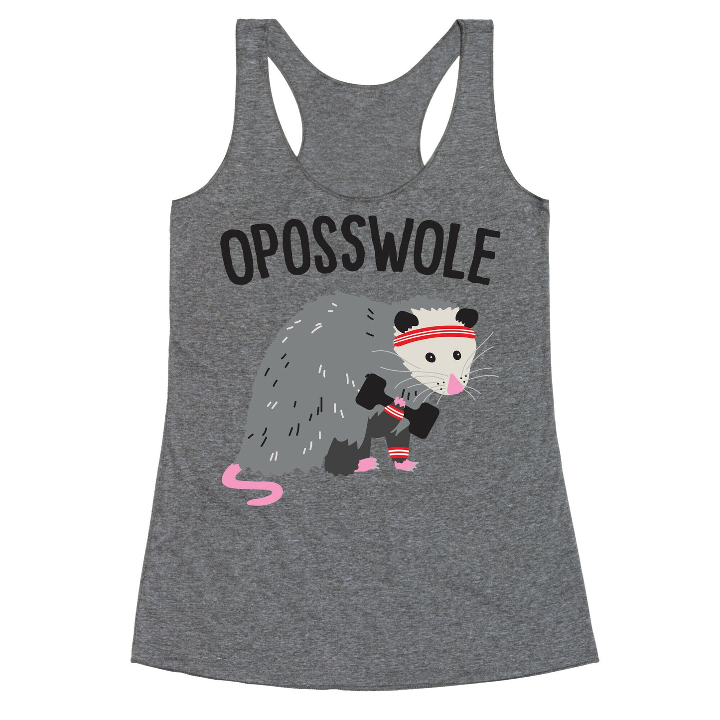 Oposswole Opossum Racerback Tank