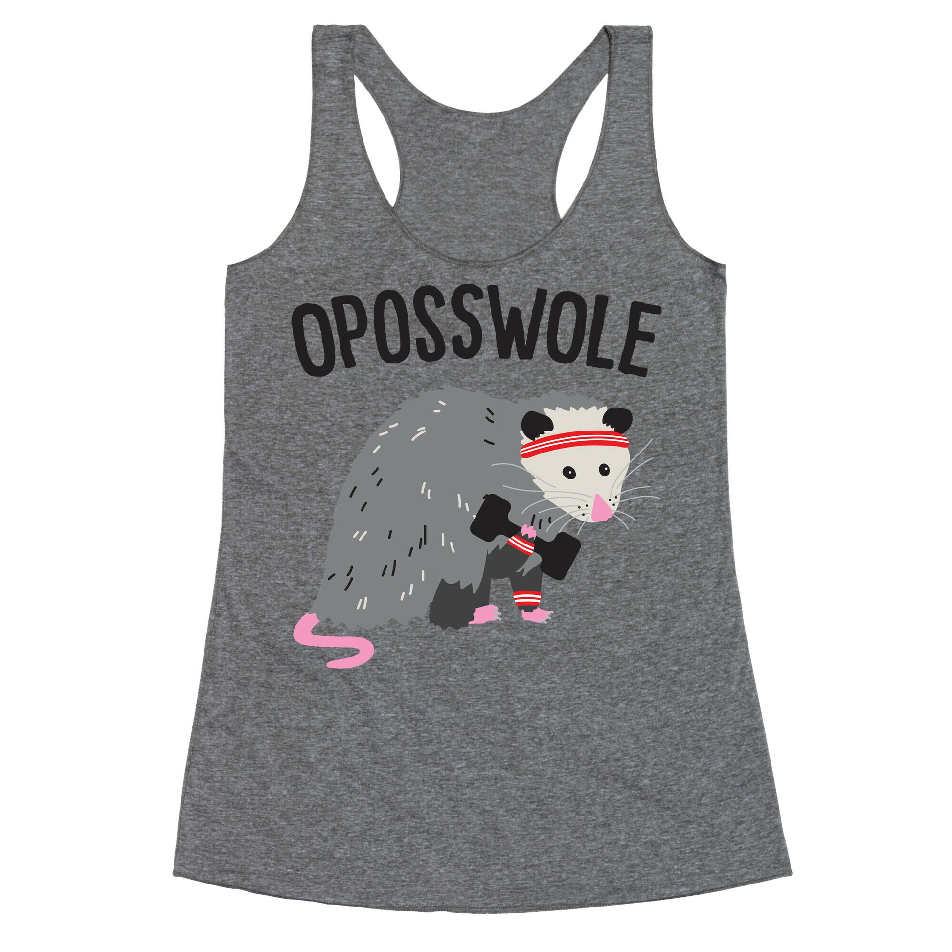 Oposswole Opossum Racerback Tank