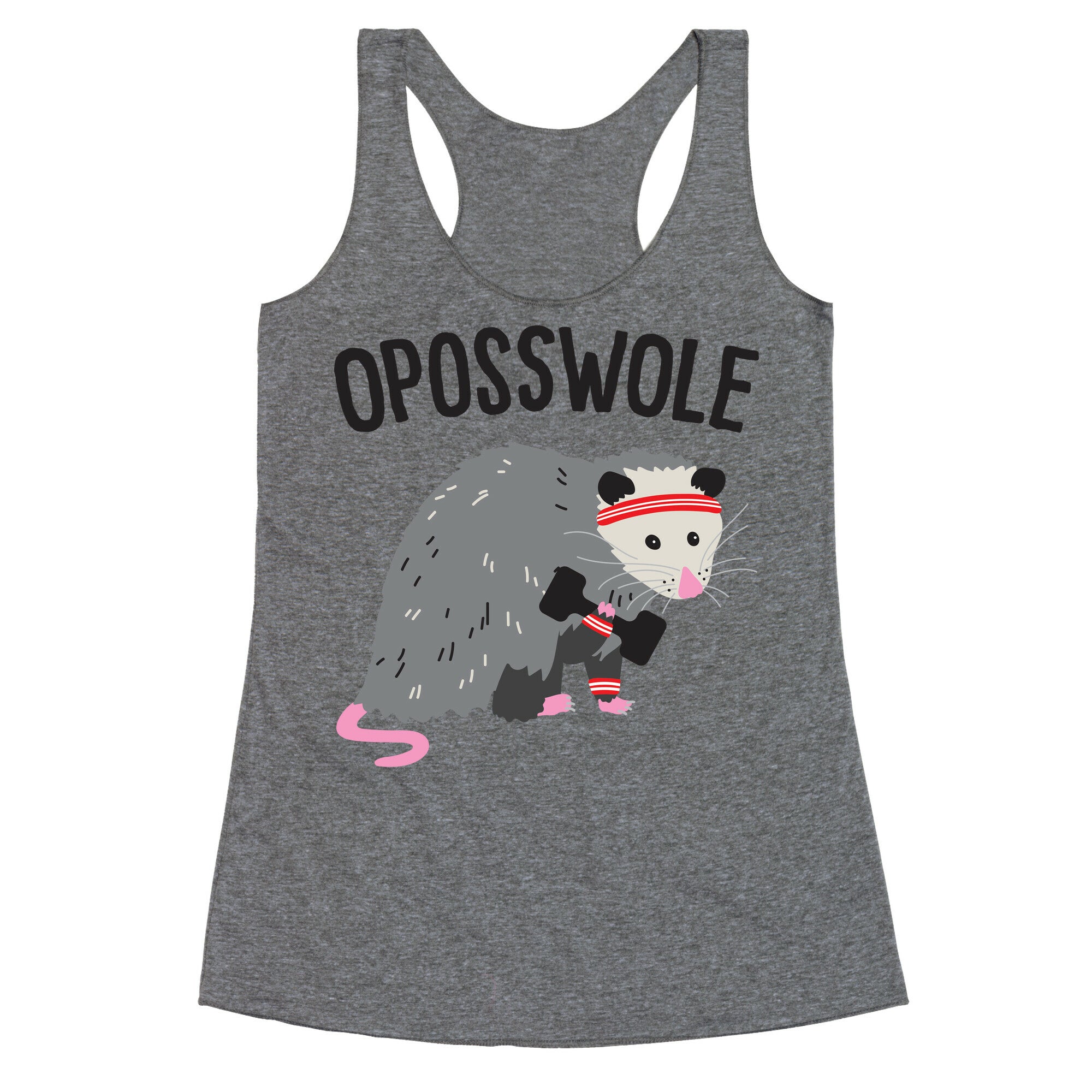 Oposswole Opossum Racerback Tank