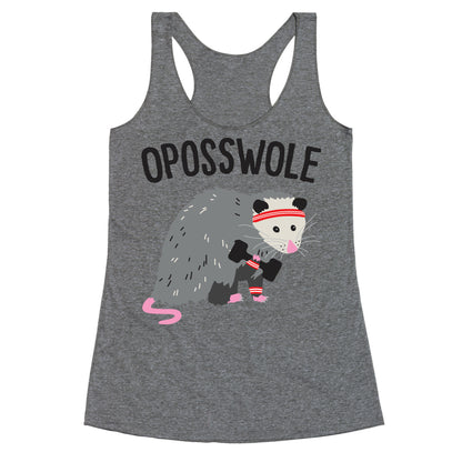 Oposswole Opossum Racerback Tank