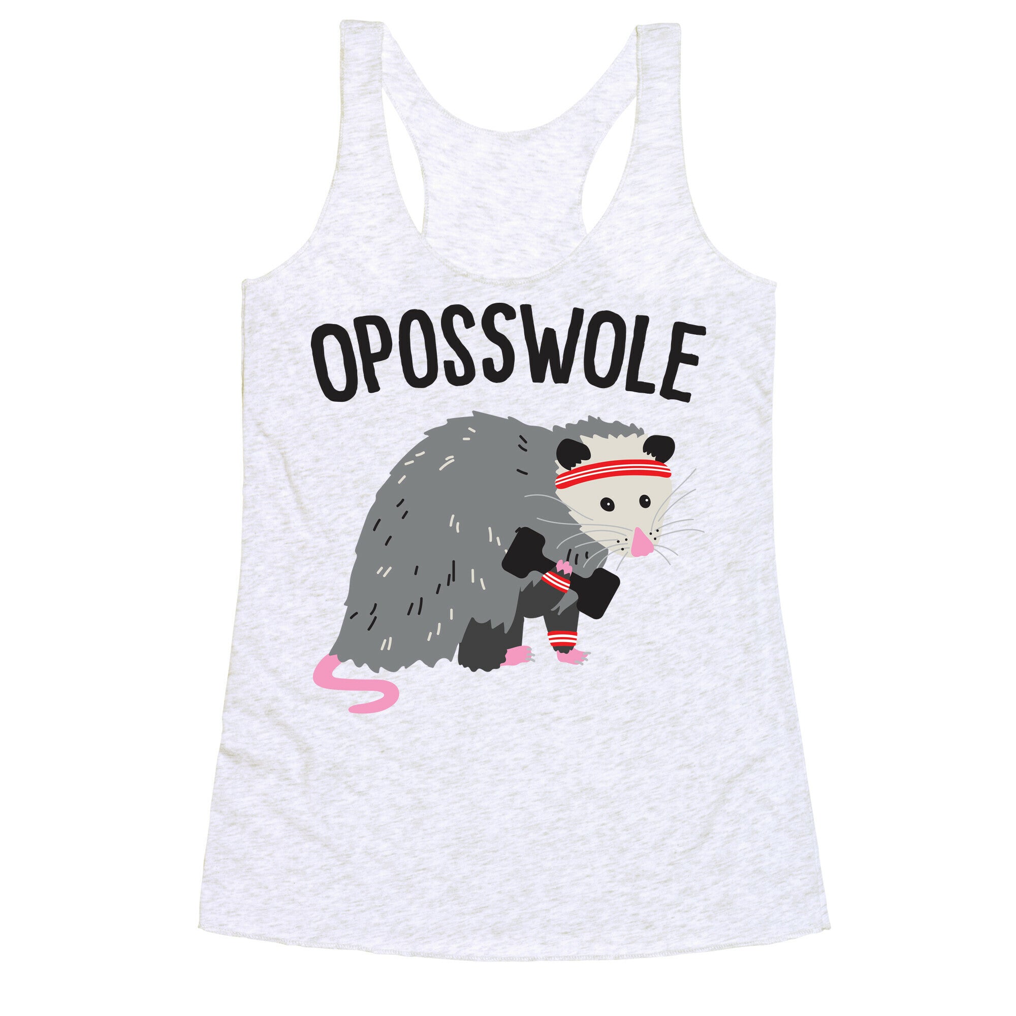 Oposswole Opossum Racerback Tank