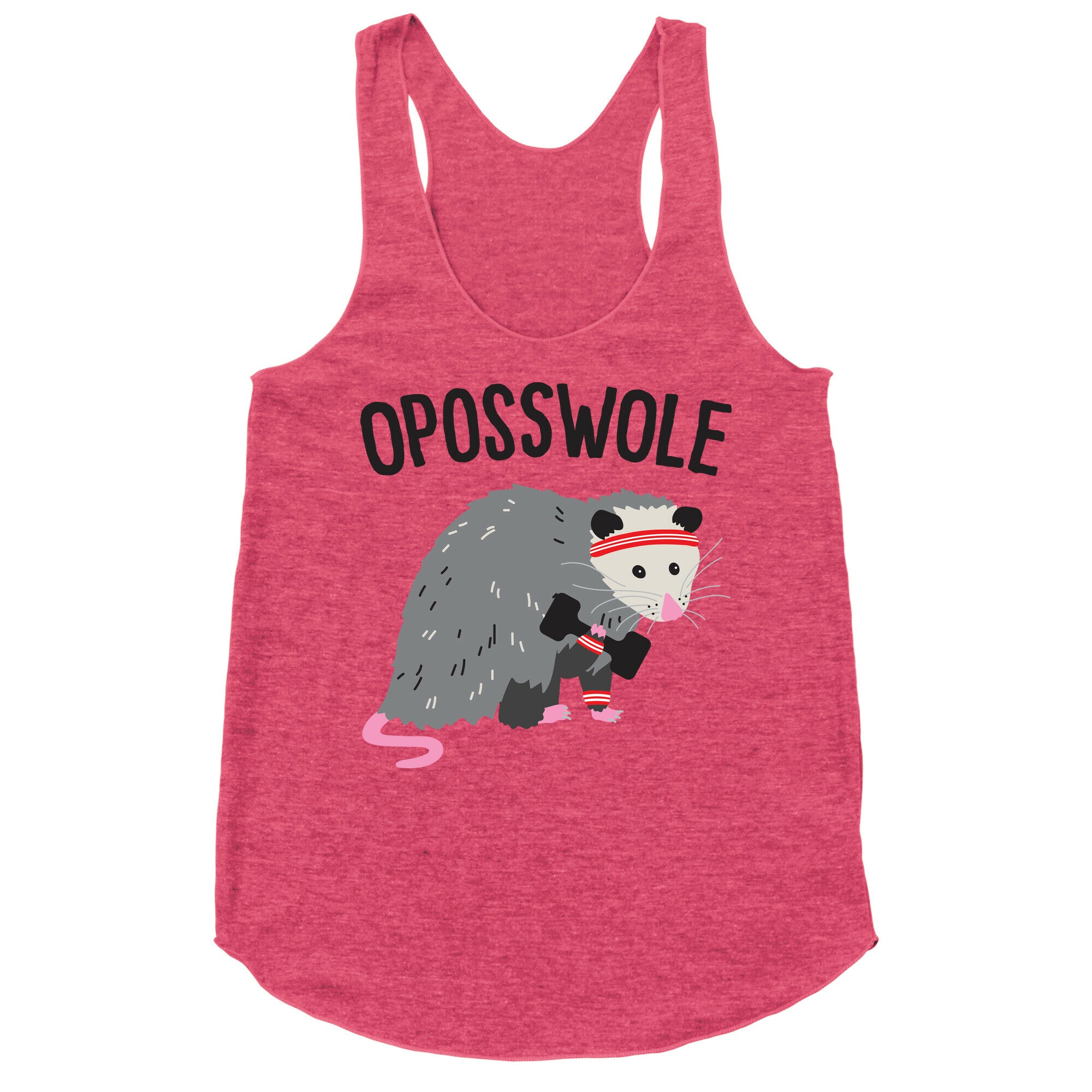 Oposswole Opossum Racerback Tank